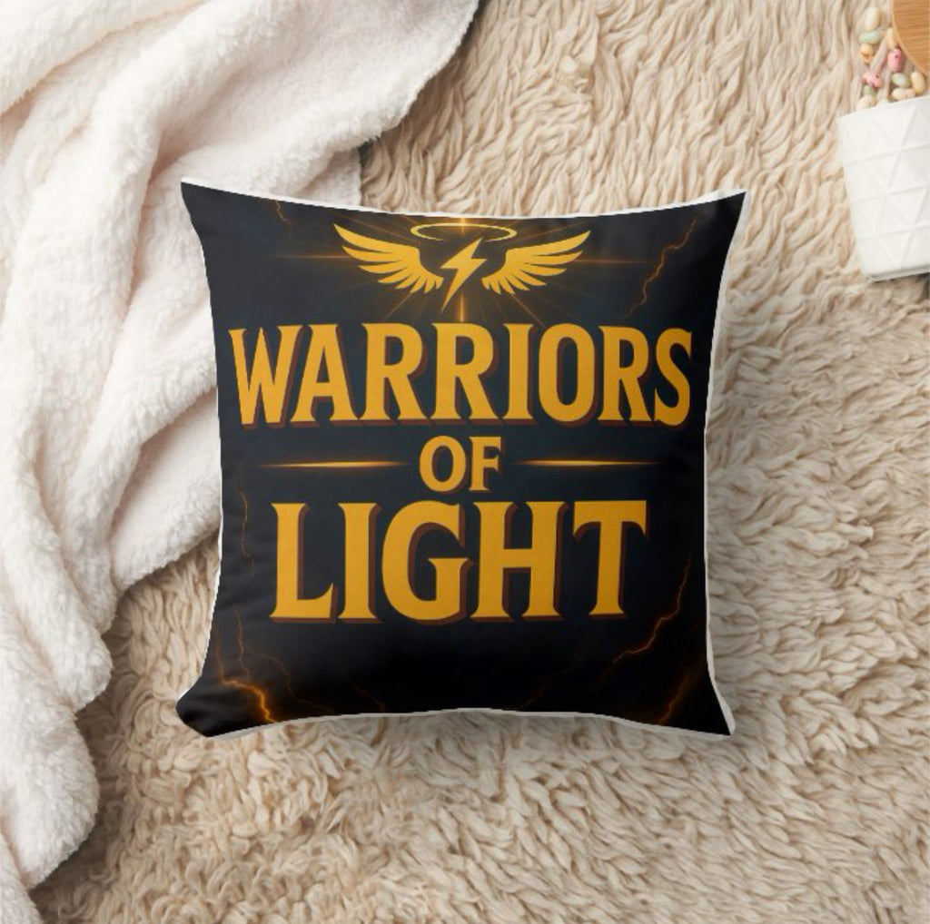 Warriors Throw Pillow
